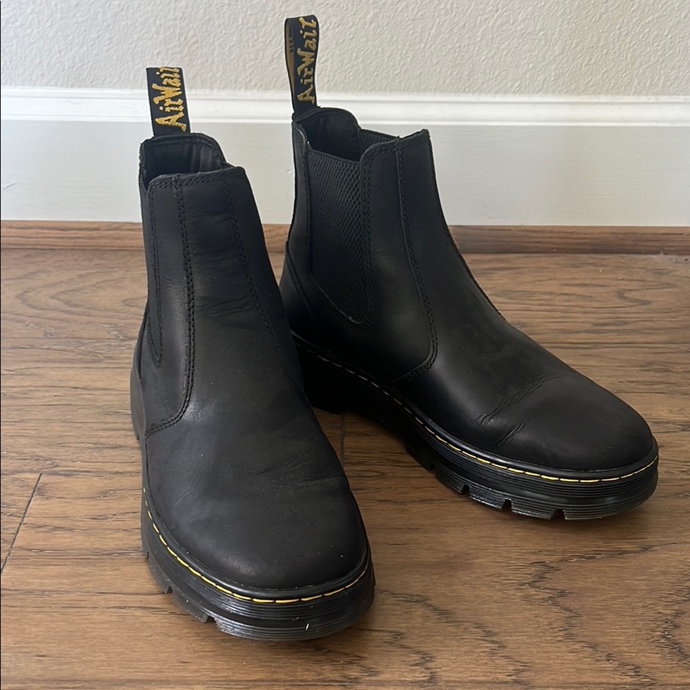 Dr. Martens Black Leather Boots